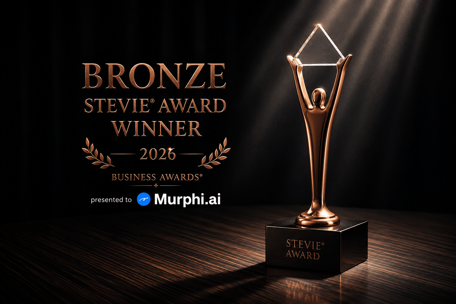 Murphi.ai Wins the Bronze Stevie® Award for AI in Healthcare Achievement